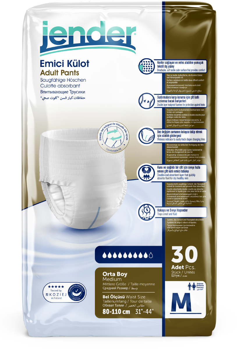 Труси для дорослих TM Jender M, 30шт